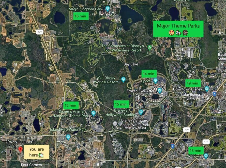 Vacation Home With Private Pool Near Disney World Kissimmee Exterior foto